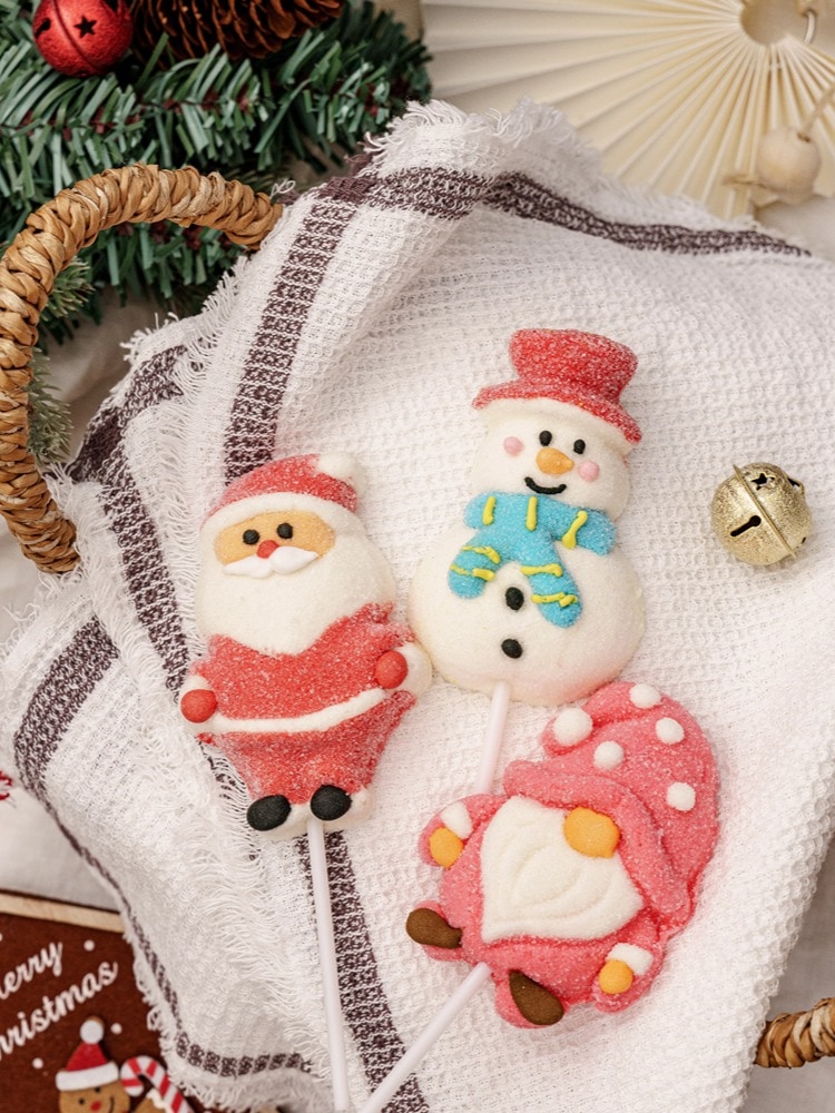 キャンディ クリスマスをテーマにした子供用スナック マシュマロ 独立した小包装 ネットセレブホットグミ お年玉