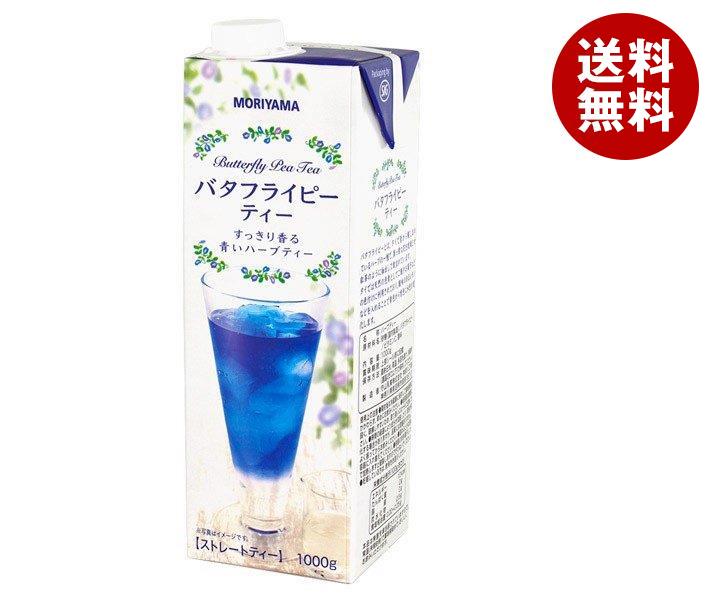 守山乳業 バタフライピーティー 1000g紙パック＊6本入＊(2ケース)