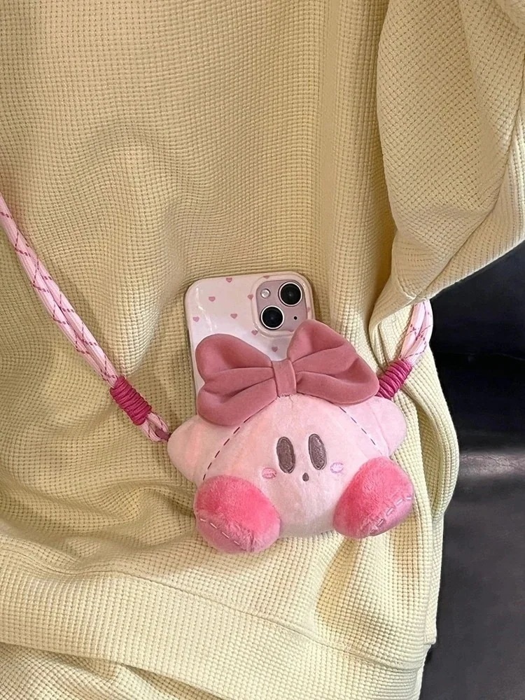 【1つ買うと10個もらえる】キュートスター カービィパイ ビッグスター バッククリップ Iphone13 ケース Iphone14promax メッセンジャー スト 12 レディース 13promax