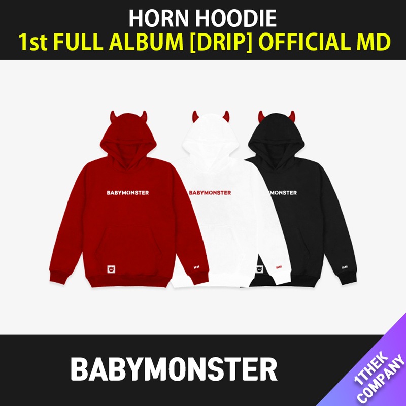 [購入金額特典]（HORN HOODIE）BABYMONSTER 1st FULL ALBUM [DRIP] OFFICIAL MD 10,101円