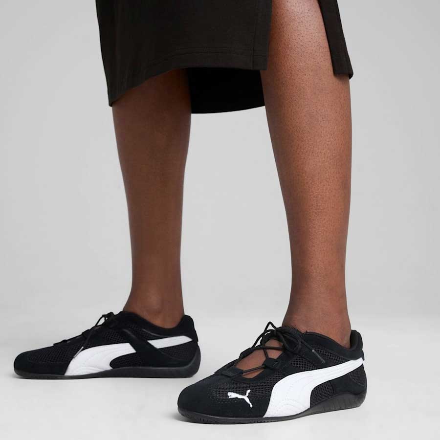 プーマ PUMA スピードキャット GO 40358901 PUMA Black-PUMA White （レディース） スエード 天然皮革 ローカット スニーカー ブラック