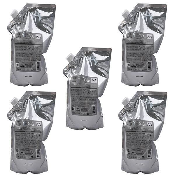 【5個セット】 ミルボン グランドリンケージ エクスフィーク メロウリュクス シャンプー 1000ml 詰替え用