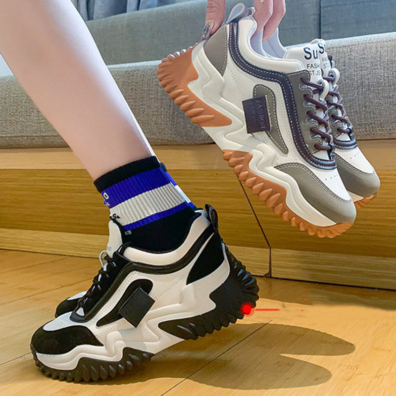ダッドスニーカー 厚底 レディース スニーカー おしゃれ ウォーキングシューズ スポーツ ランニング 履きやすい 美脚 カジュアル 通勤 通学 身長アップ 厚底 ダッドスニーカーレディースシューズ 厚底 ダッドスニーカーレディースシューズ レディース スニーカー 厚底 ウォーキング おしゃれ  キレイめ 白 黒 可愛い 軽量 疲れない かわいい 30代 40代 50代 60代 : HEARTBING 店