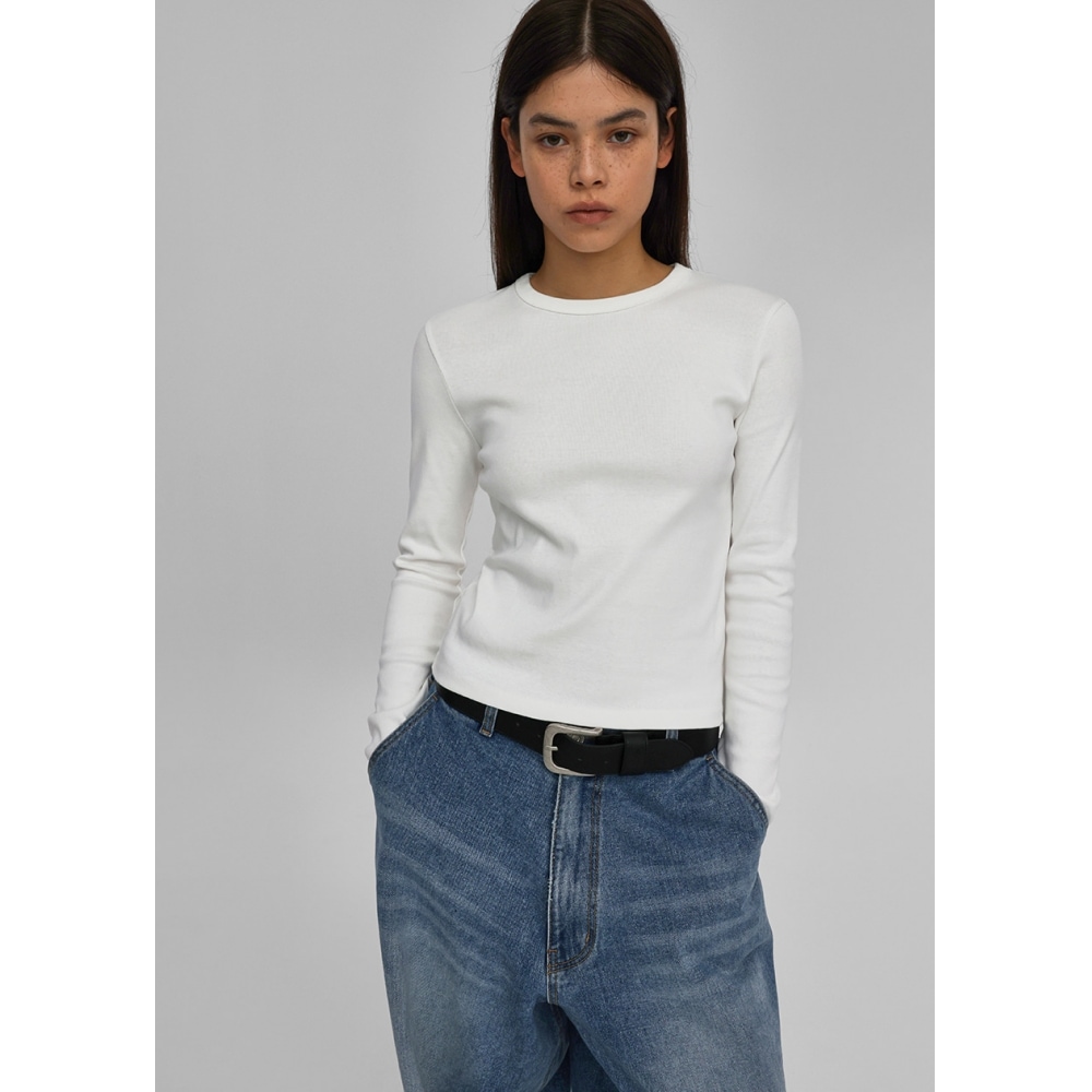 ブラックアップ [B-BASIC] スタンダードラウンドロングスリーブTシャツ (2サイズ) *