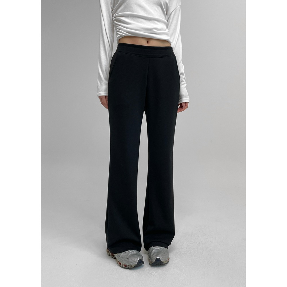 ブラックアップ [10,000部販売] [MADE] ジャニスブーツカットバンディングパンツ