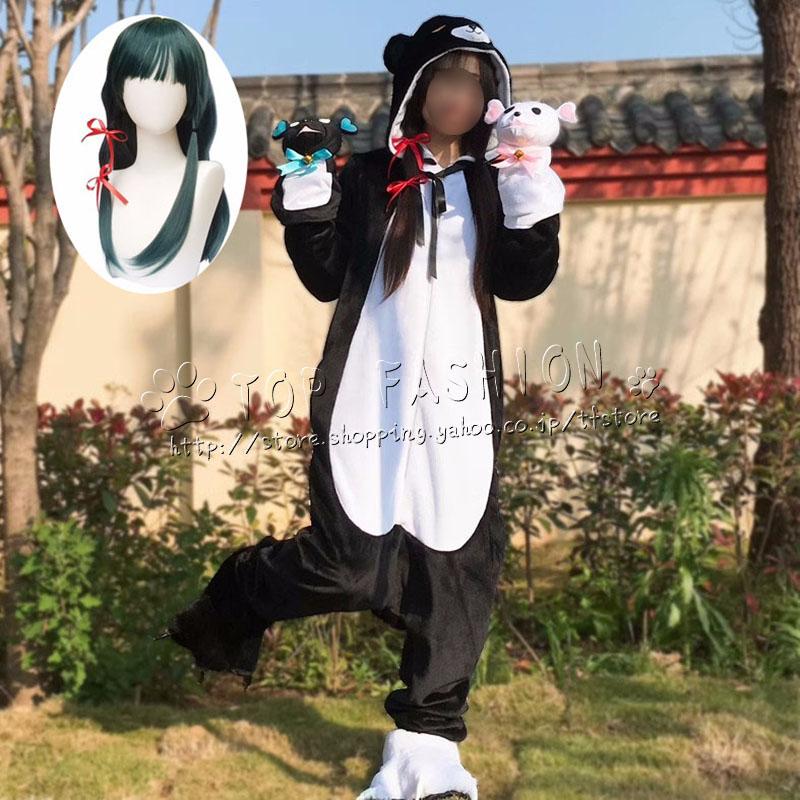 2175くまクマ熊ベアー 優奈 ユナ パジャマ着 コスプレ衣装 cosplay 仮装 ウィッグ能 日常服 イベント クリスマス ハロウィン ステージ