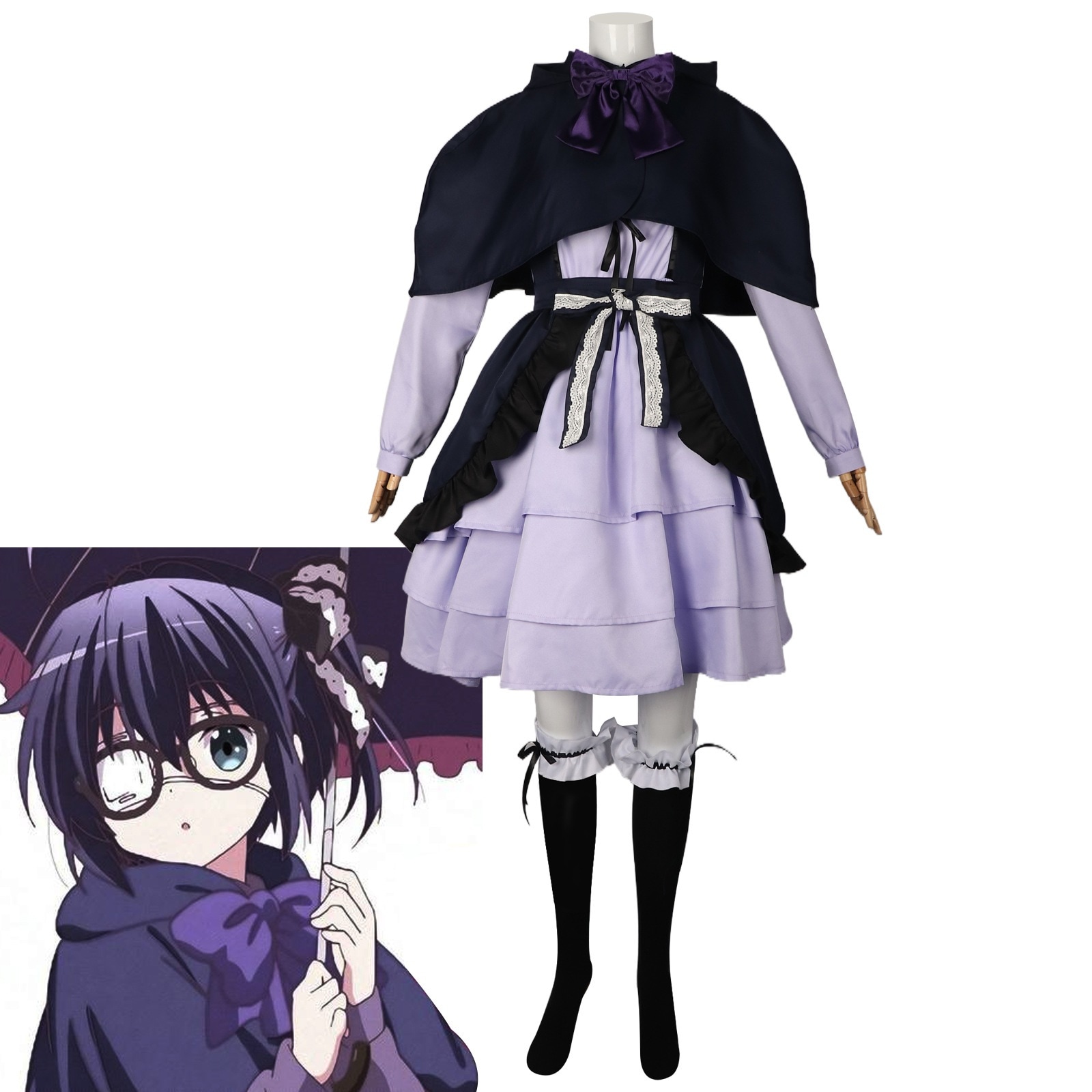 中二病でも恋がしたい小鳥ユリカ同系コスプレアニメスーツデート演出服女性用