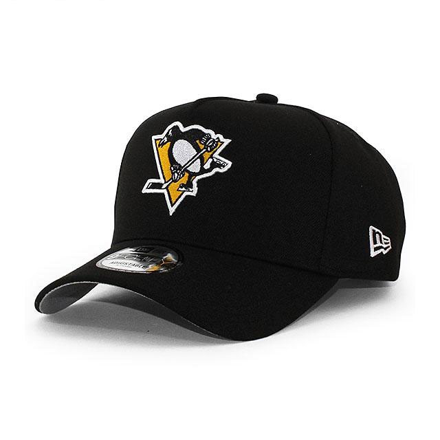 スナップバックキャップ 帽子 NEW ERA 9forty メンズ レディース NHL ピッツバーグ ペンギンズ フリーサイズ