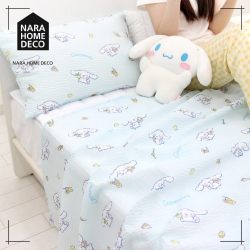 SANRIO シナモロール 夏用 ふとん 枕カバーセット Lemon 子供部屋 かわいい
