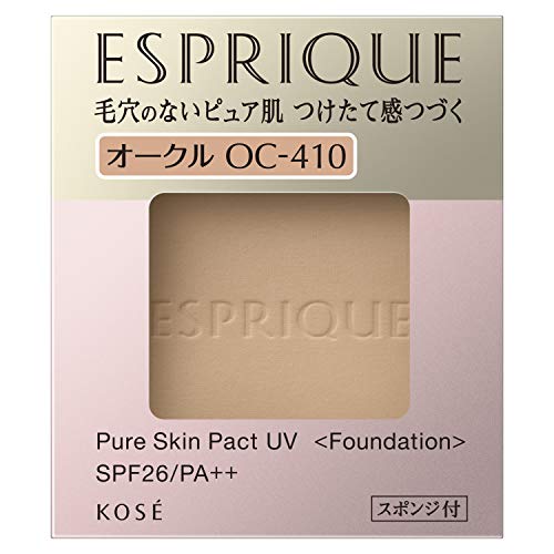ESPRIQUEエスプリーク ピュアスキン パクト UV OC-410 オークル 9.3g 詰替え用 1個 ファンデーション SPF26/PA+