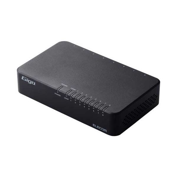 スイッチングハブ 8ポート EHC-G08PA4-JB