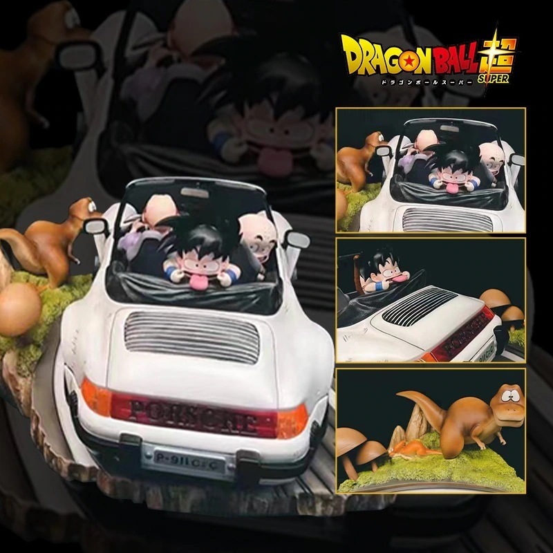 ドラゴンボールシリーズ GKフィギュア 超サイヤ人 GKカメ 妖精流 ポルシェ 911 師弟 三人乗りモデル