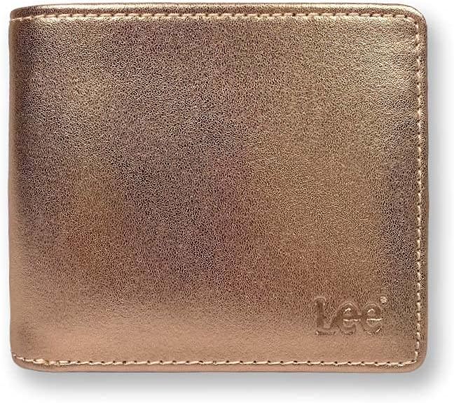【全3色】 Lee リー リアルレザー メダルカラーデザイン 二つ折り財布(0520233n） (BRONZE)