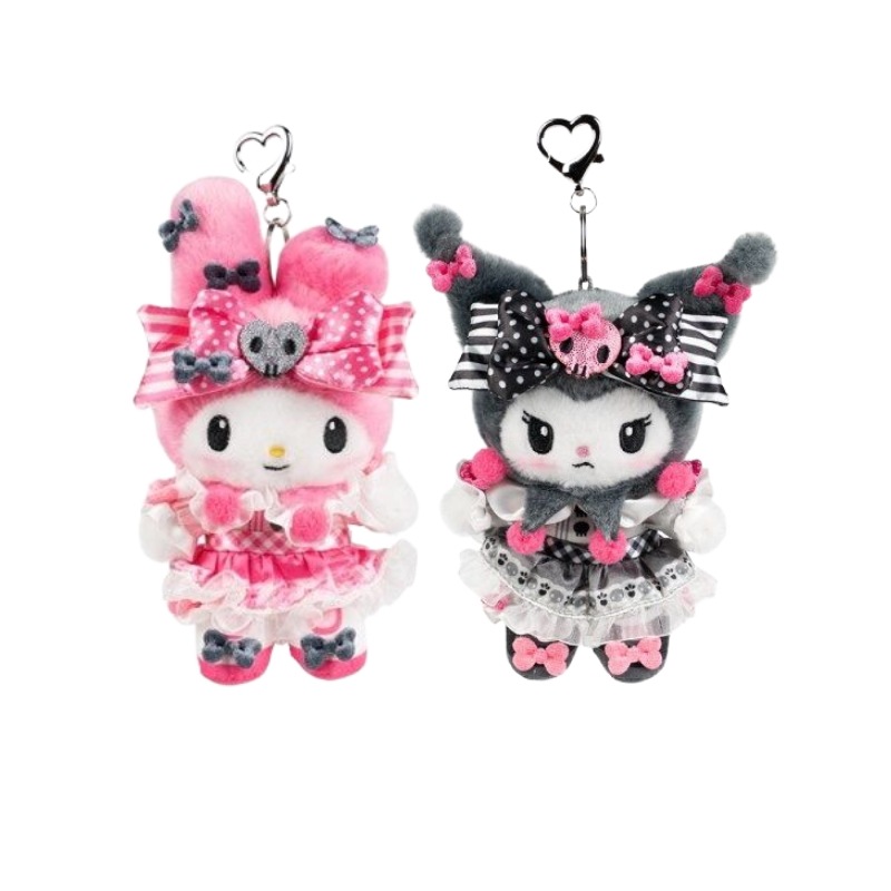 マイメロディ 50周年 限定版 人形 黒美 キーリング 20周年 フィギュア ミニ ぬいぐるみ