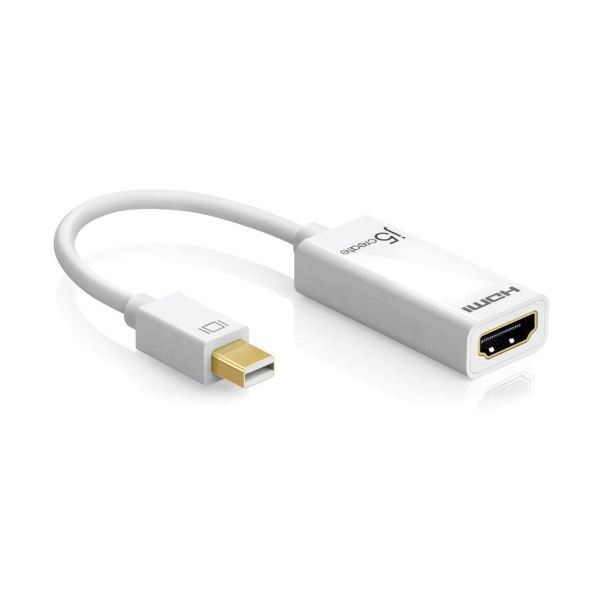 （まとめ）j5 Create MiniDisplayPort 4K HDMI アダプター JDA159 1個2セット