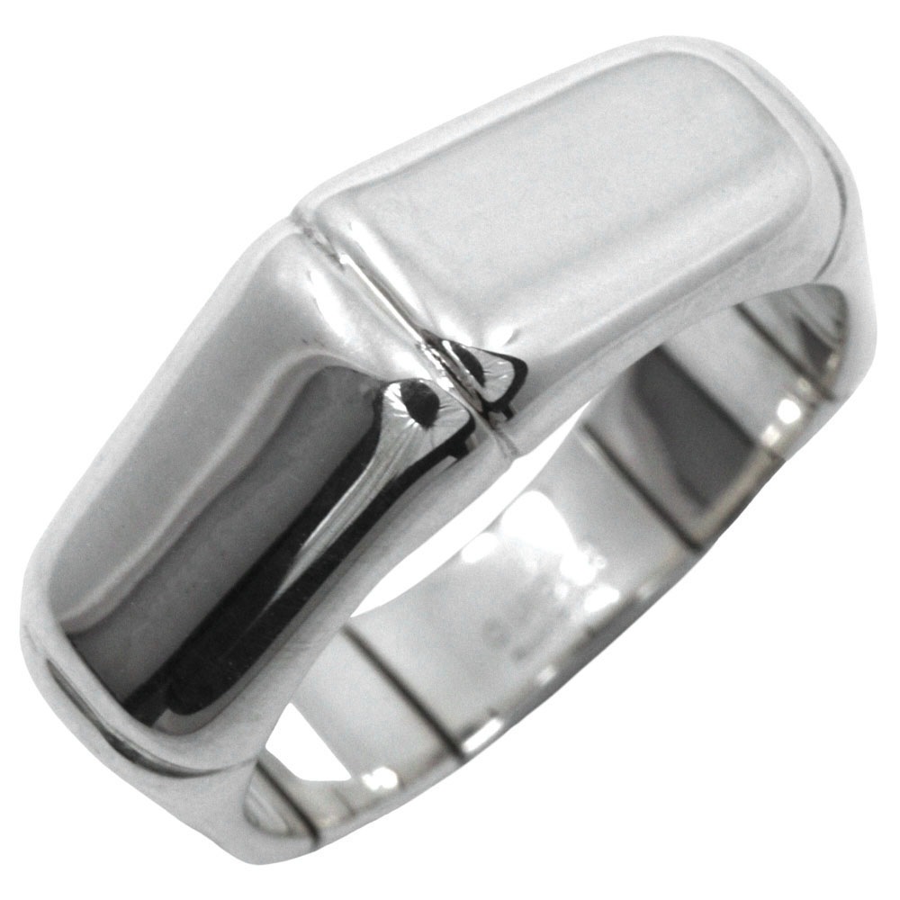 バンブーリング リング・指輪 シルバー925 6.5号 約4.3g レディース 中古品 Aランク