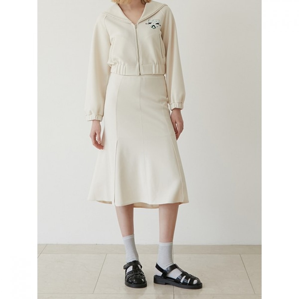 [エゴイスト] Aラインノーカットハムラインスカート EN2CS368