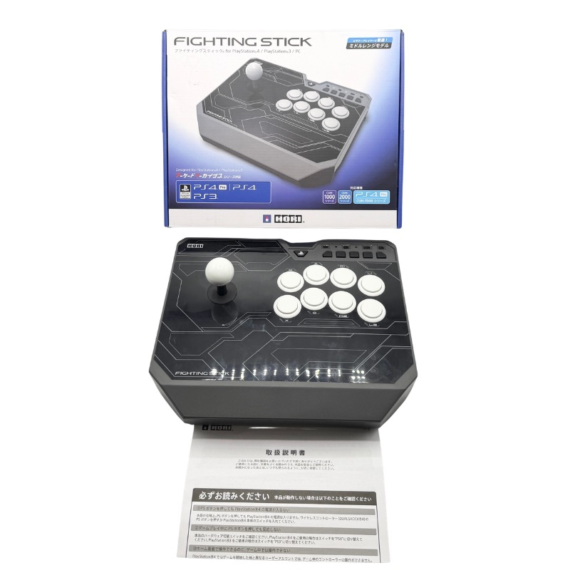 【中古 動作確認済】 ファイティングスティック for PS3 PS4 PC
