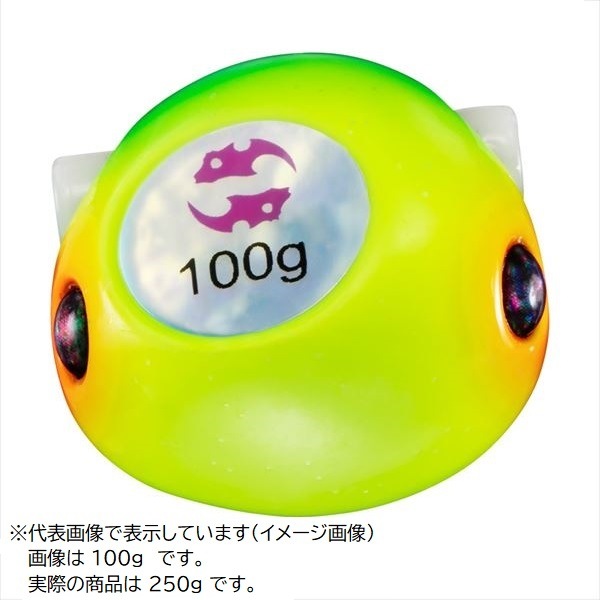 ダイワ タイラバ 鯛ラバ 紅牙ベイラバーフリーβTGヘッド250g ドチャート