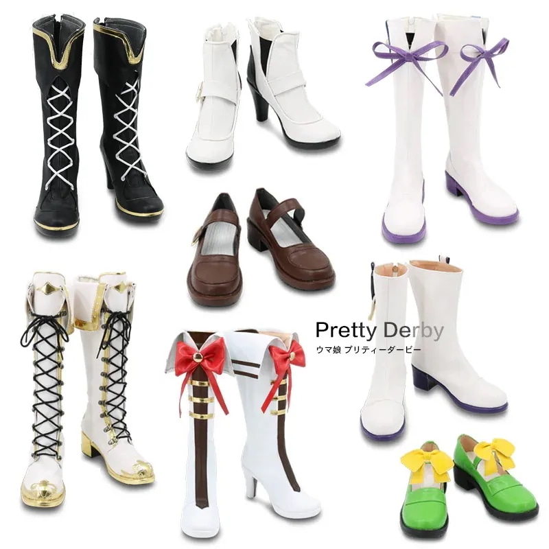 タイムセールコスプレ靴 ブーツ ウマ娘 スペシャルウィーク ゴールドシップ トウカイテイオー今すぐ注文して割引を受ける 4,116円