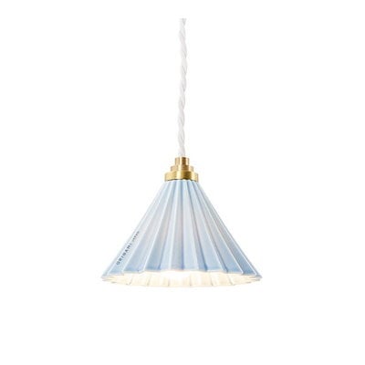 gram8 TC-1511-WH/MBL DRIPPER LAMP ペンダントライト マットブルー ホワイトコード [LED電球付属] メーカー直送