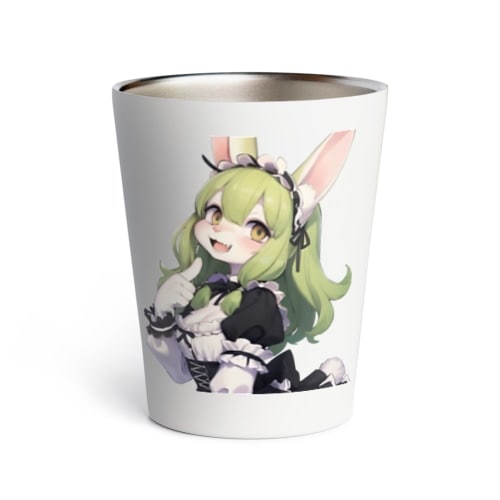 【文字入れ可能受注生産】ウサギの女の子　カーラ サーモタンブラー