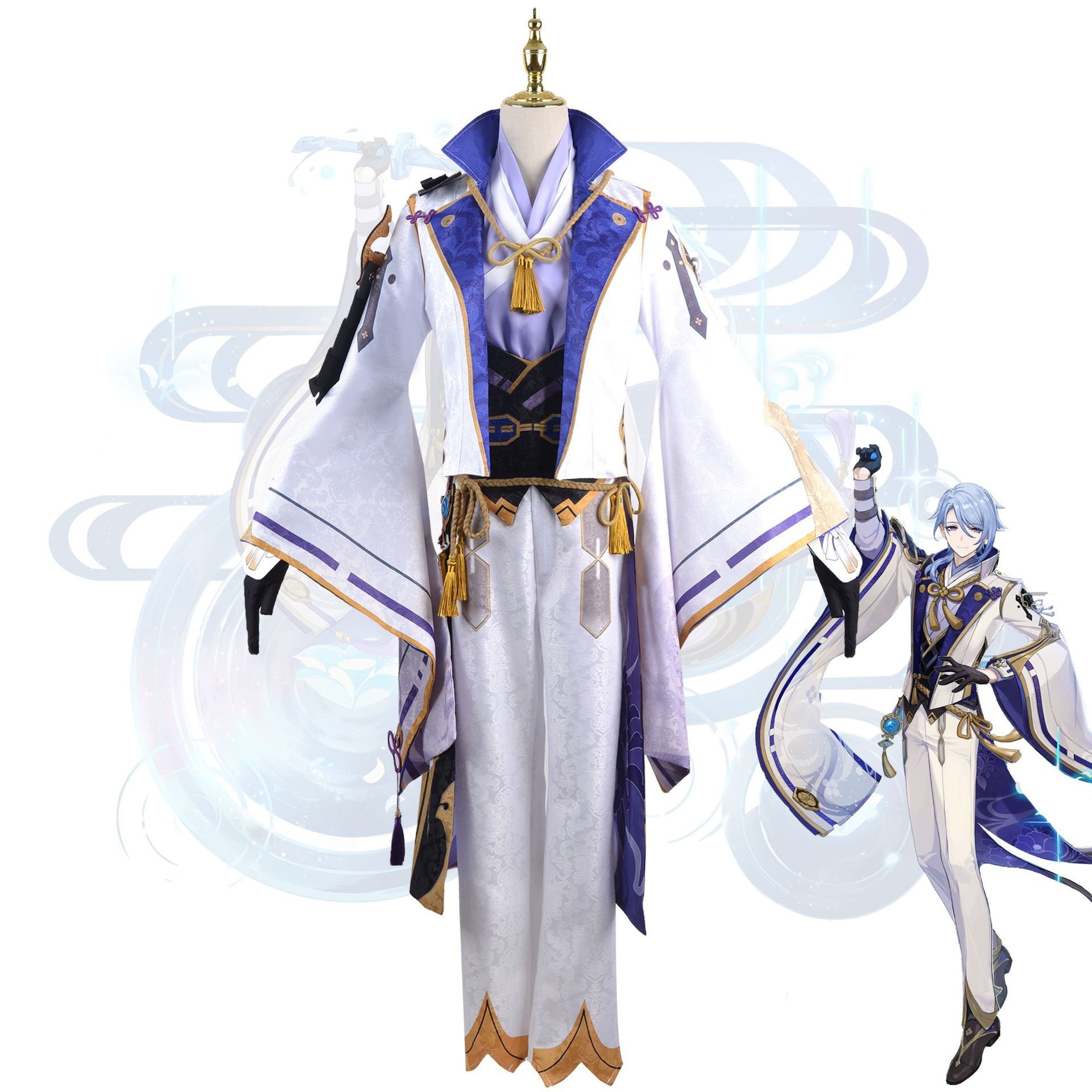 神里綾人 あやとかみさと Kamisato Ayato 原神 コスプレ Genshin セットアップ 神里绫人