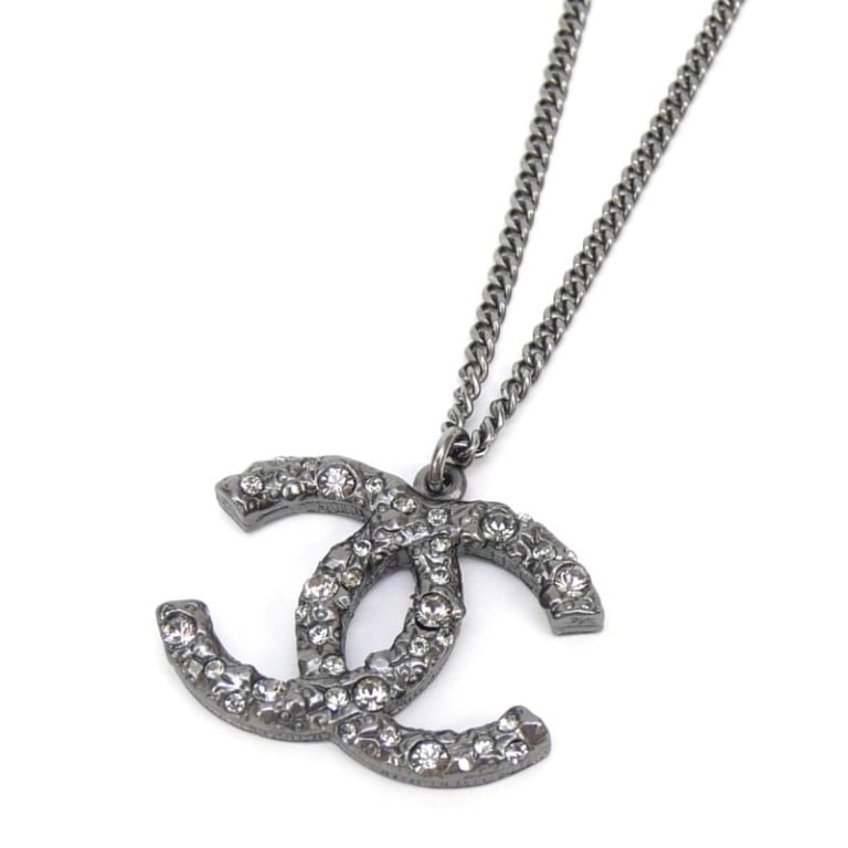 シャネル CHANEL ペンダントネックレス ココマーク A15 【中古】(66169)