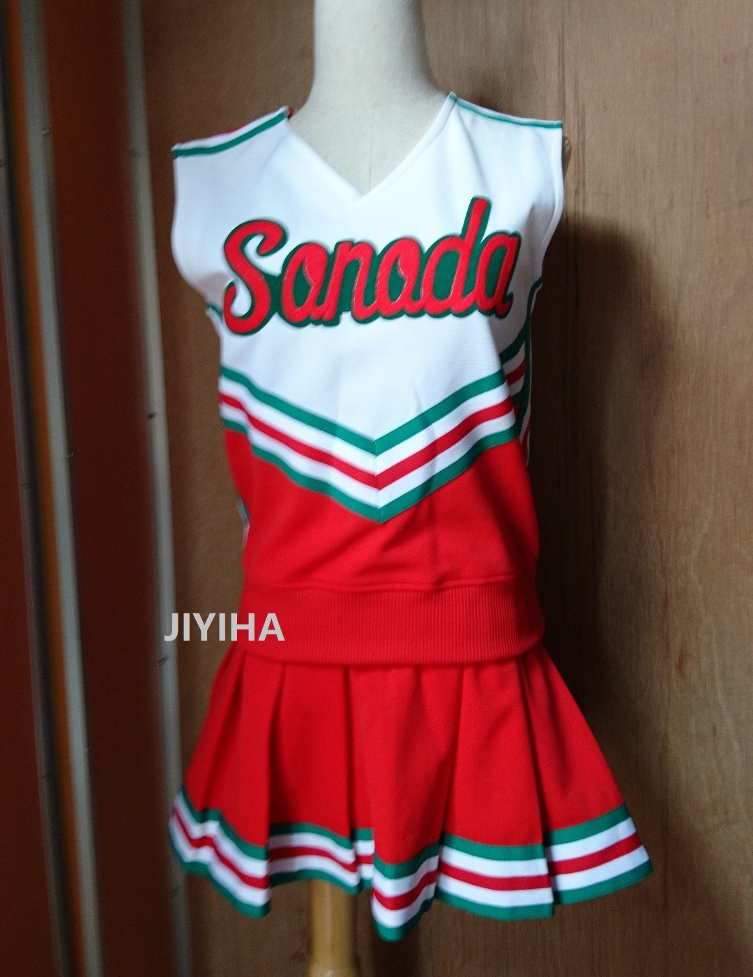 兵庫県 園田学園高校チアユニフォームセット コスプレ衣装 C2403