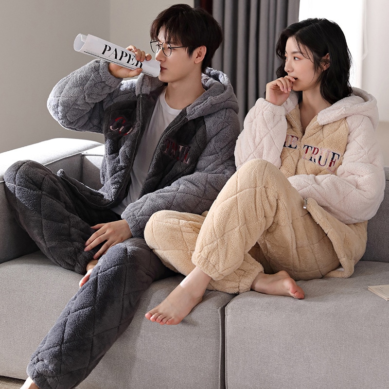 韩国2点セッ パジャマ ルームウェア セットアップ ペア カップル ペアルック お揃い お揃いペア 恋ninisy037