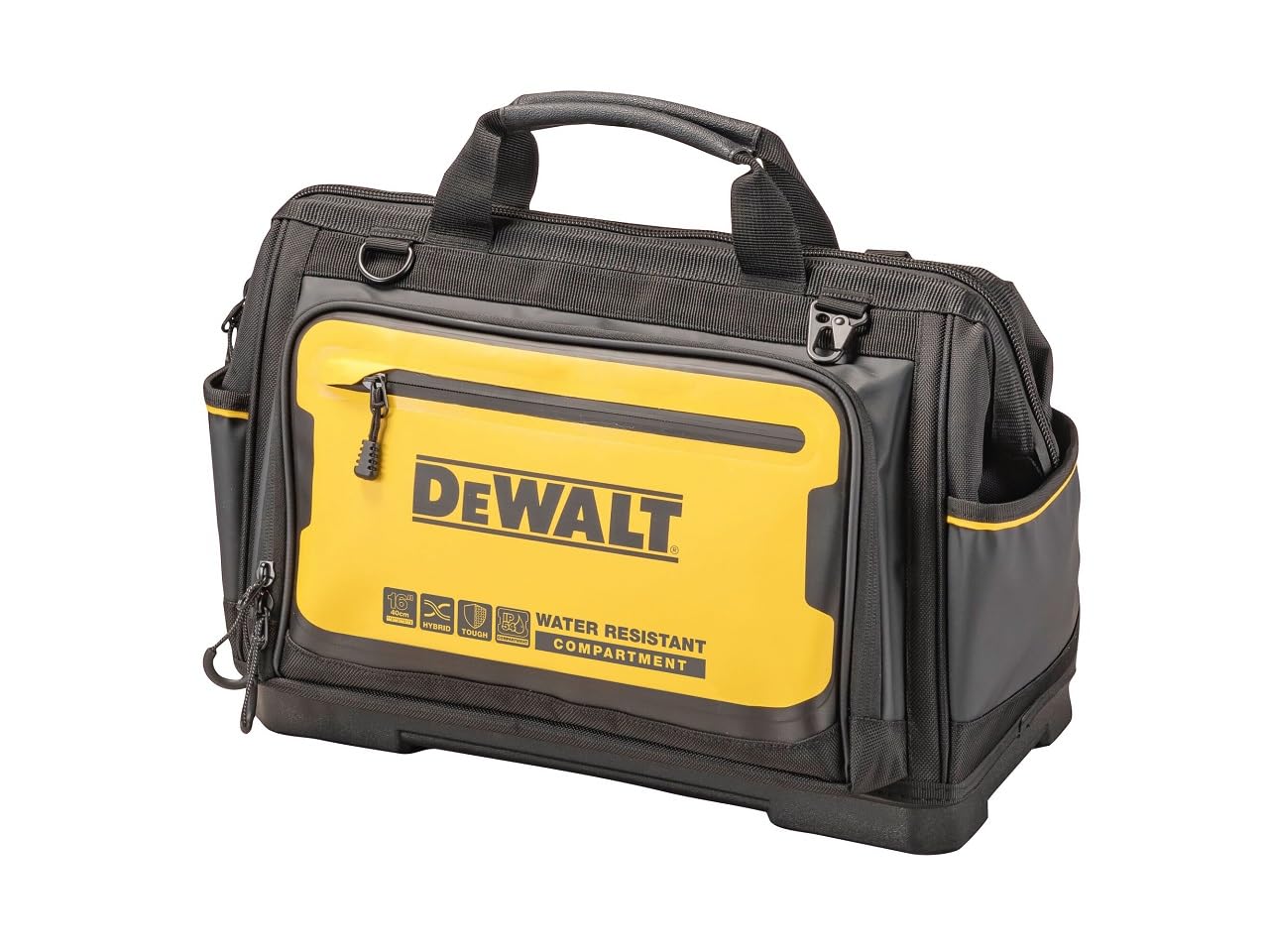 デウォルト(DEWALT) ワイドオープン型バッグ 撥水 撥塵 耐久性 収納ケース ツールバッグ 収納BOX 工具箱 道具袋 鞄 DIY ストレージ DWST60103-1