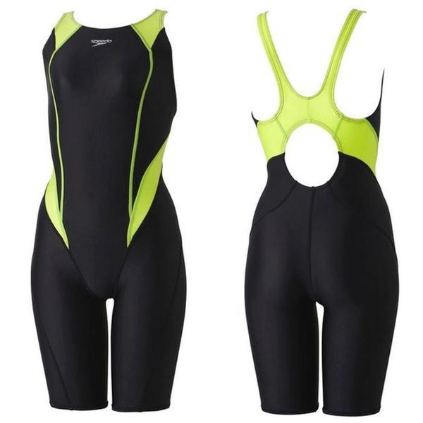 女性リバーシブル全身水着 J16532 5分丈水着