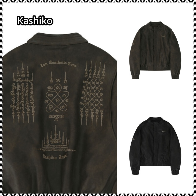 Kashiko Yantra Faux Leather jacket 21,500円