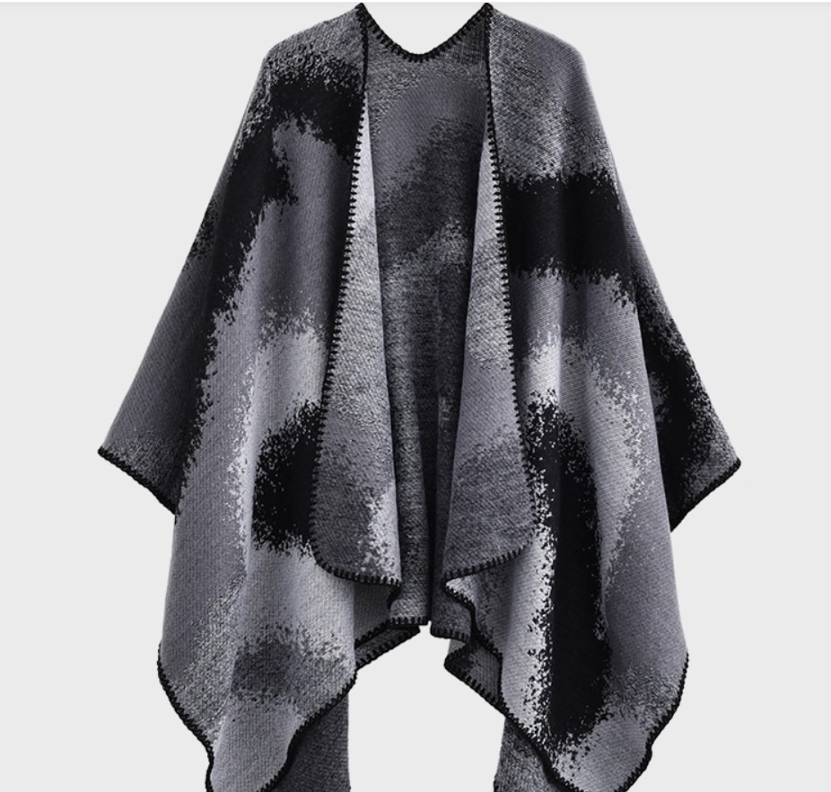 レディース ショール 中厚手 大人可愛い シンプル カジュアル 上品 おしゃれ かっこいい こなれ感 ラフ ルーズ クール ラブリー 都会的 アメリカン ロマンティック ナチュラル ワイルド マーブル