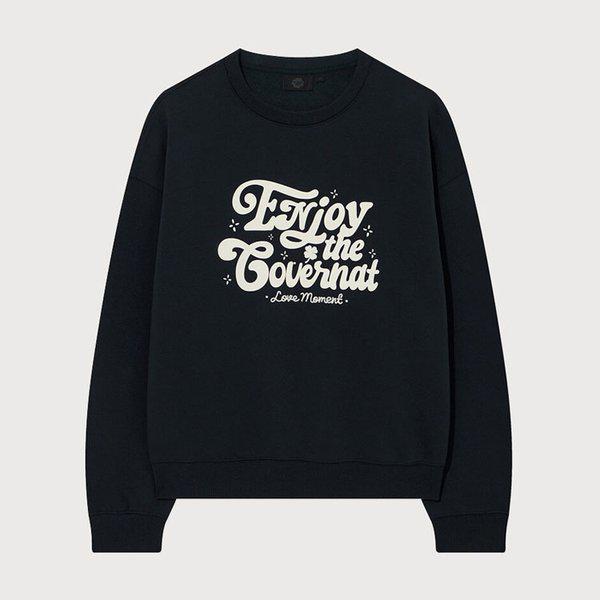 ウーマン オーバーフィット エンジョイ グラフィック 起毛 トレーナー CO2504CR75DN