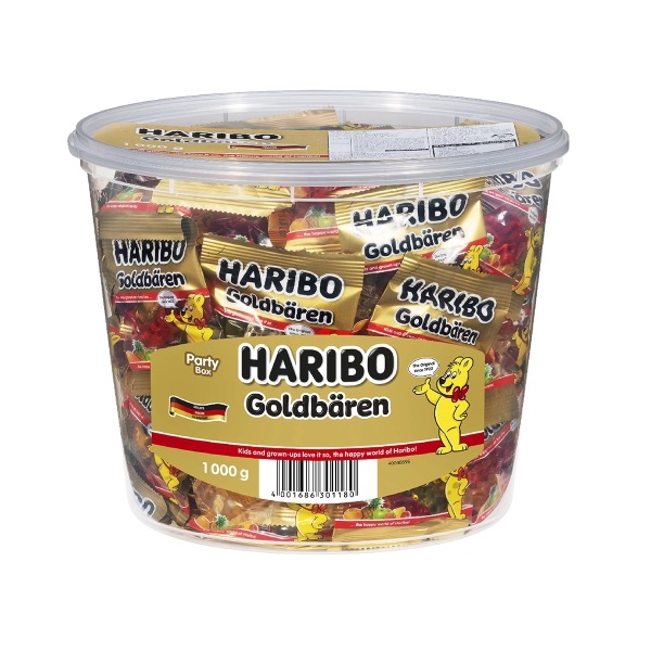 ハリボー ゴールドベレン 大容量 ゼリー 1000g 2個