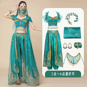 9月のヒット商品ベリーダンス 衣装 セット ハロウィン コスプレ コスチューム 衣装 アラビアン仮装 チョリ パンツ ベール アラビアン 衣装 コスプレ衣装 コスチューム ステージ 衣装 イベント ハ
