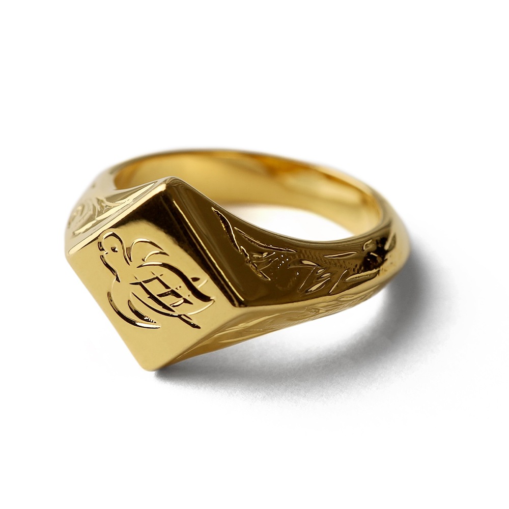 BFF 印台リング ウミガメ [bffr011-g-s]