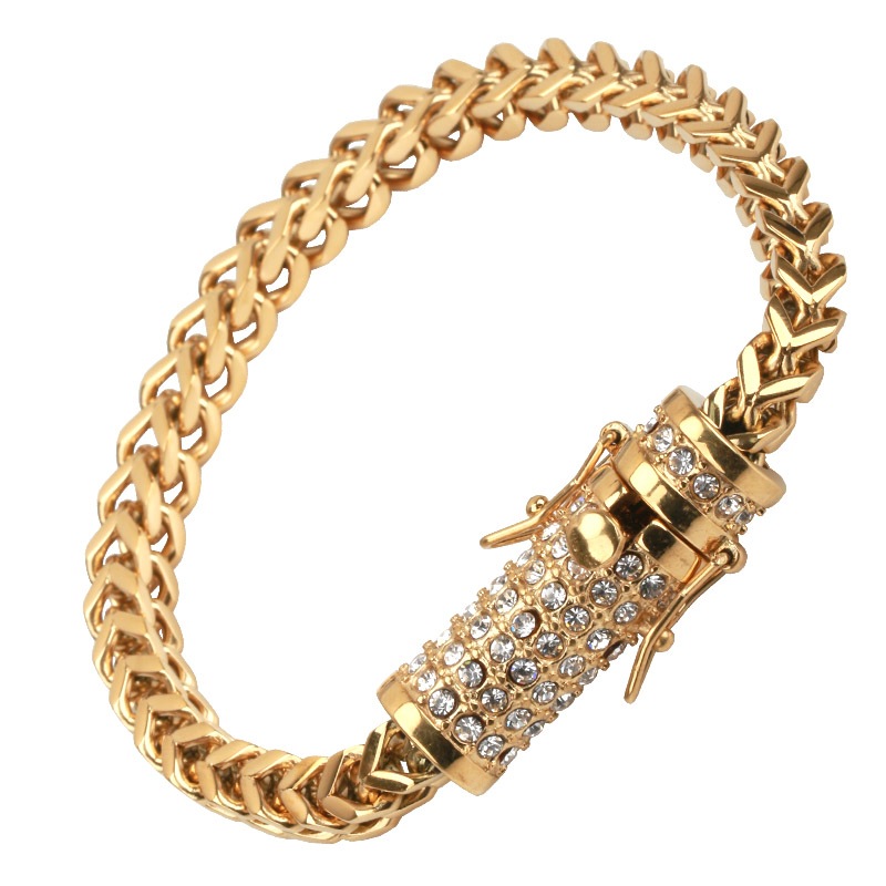 ステンレス スピガチェーンブレスレット [b311]