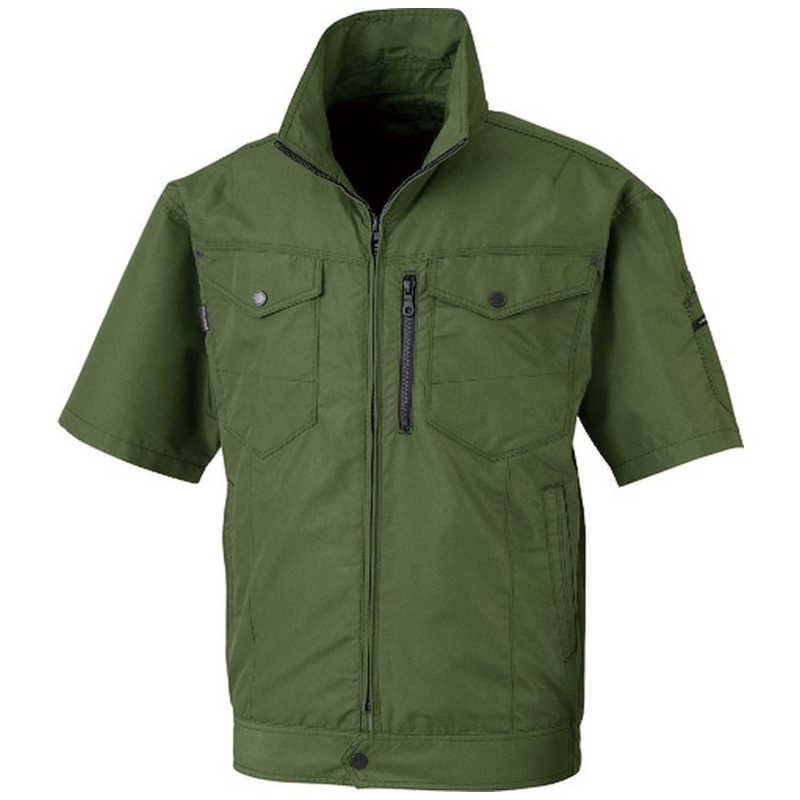 ビッグボーン商事　bigborn(ビッグボーン) 空調風神服 半袖ジャケット [ディープグリーン/4Lサイズ]　BK6078S-47 4L