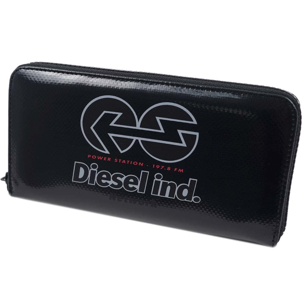 ディーゼル 長財布 ラウンドファスナー ブラック DIESEL X08995-P4635-T8013