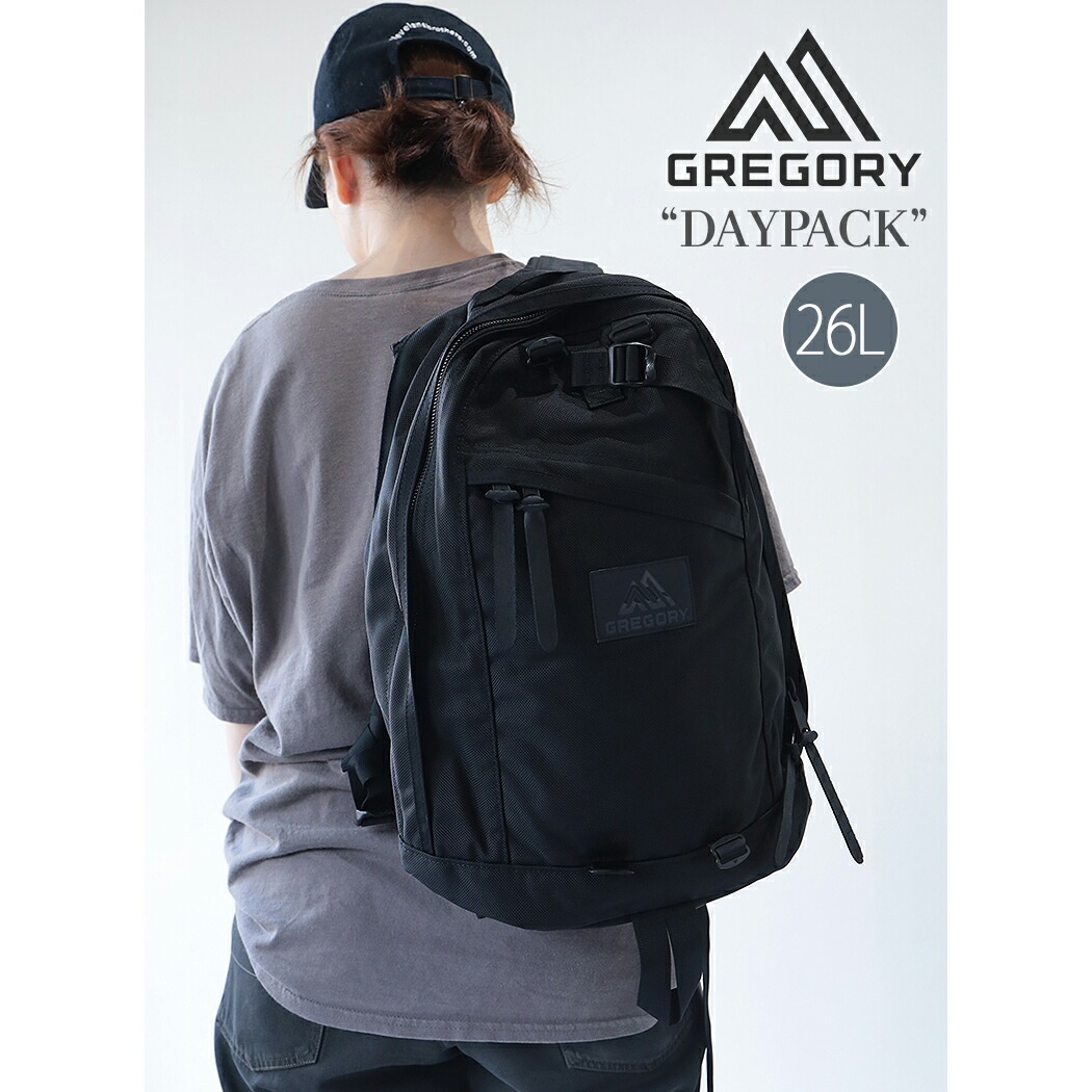 GREGORY グレゴリー リュック コーデュラ デイパック バッグ FINE DAY CORDURA BALLISTIC BLACK ( 黒 ナイロン 鞄 かばん メンズ レディース 6516904
