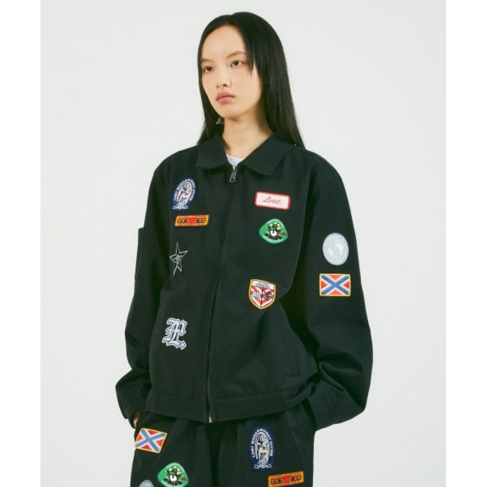 LMC (LMC) ワッペンワークジャケットブラック