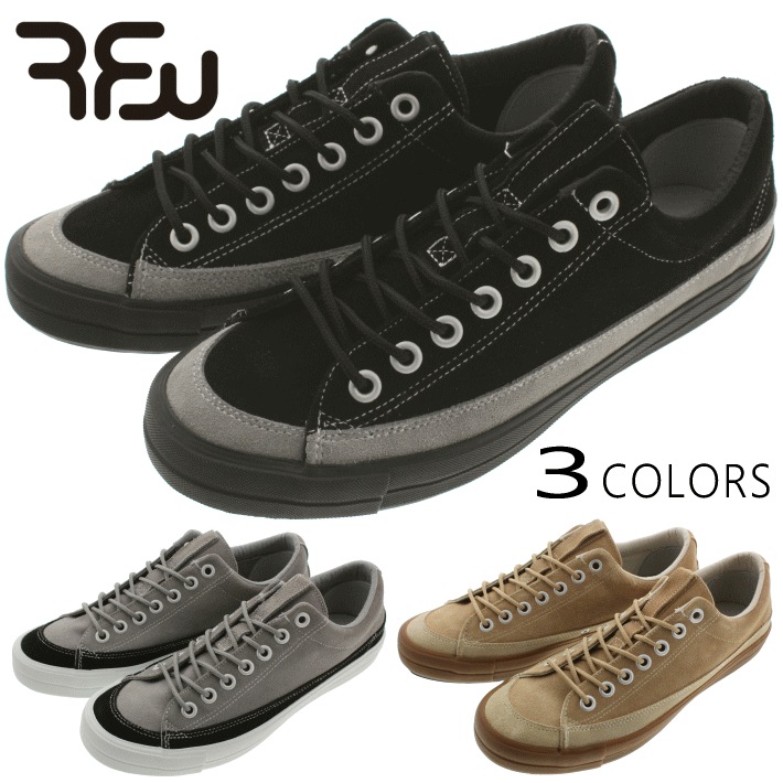 正規品 スニーカー ベーグル ロー スエード R-1832253 ブラック グレー ベージュ 【FMOL】 7,530円