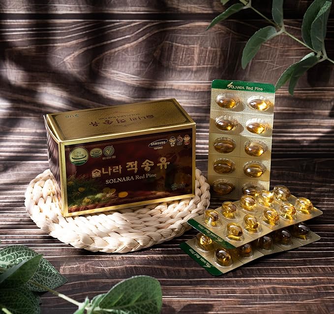 [SOLNARA] 韓国産 赤松油 60/120/180カプセル FDA 認証 6,716円