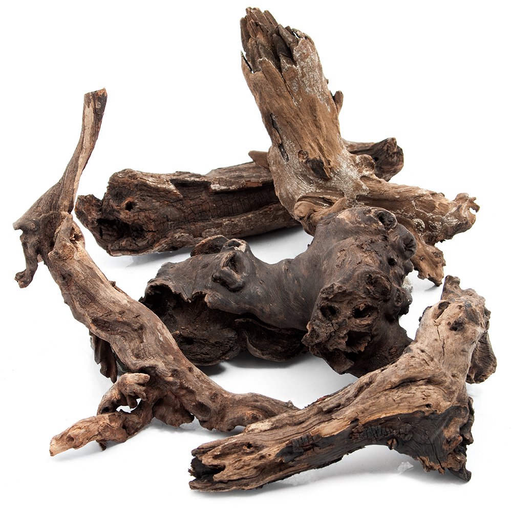 形状お任せ　煮込み済み　塊状流木　Ｌサイズ（約２５ー３０ｃｍ）　５本　アクアリウム　レイアウト素材　流木　ＣＲＣ21―10―20―20―00