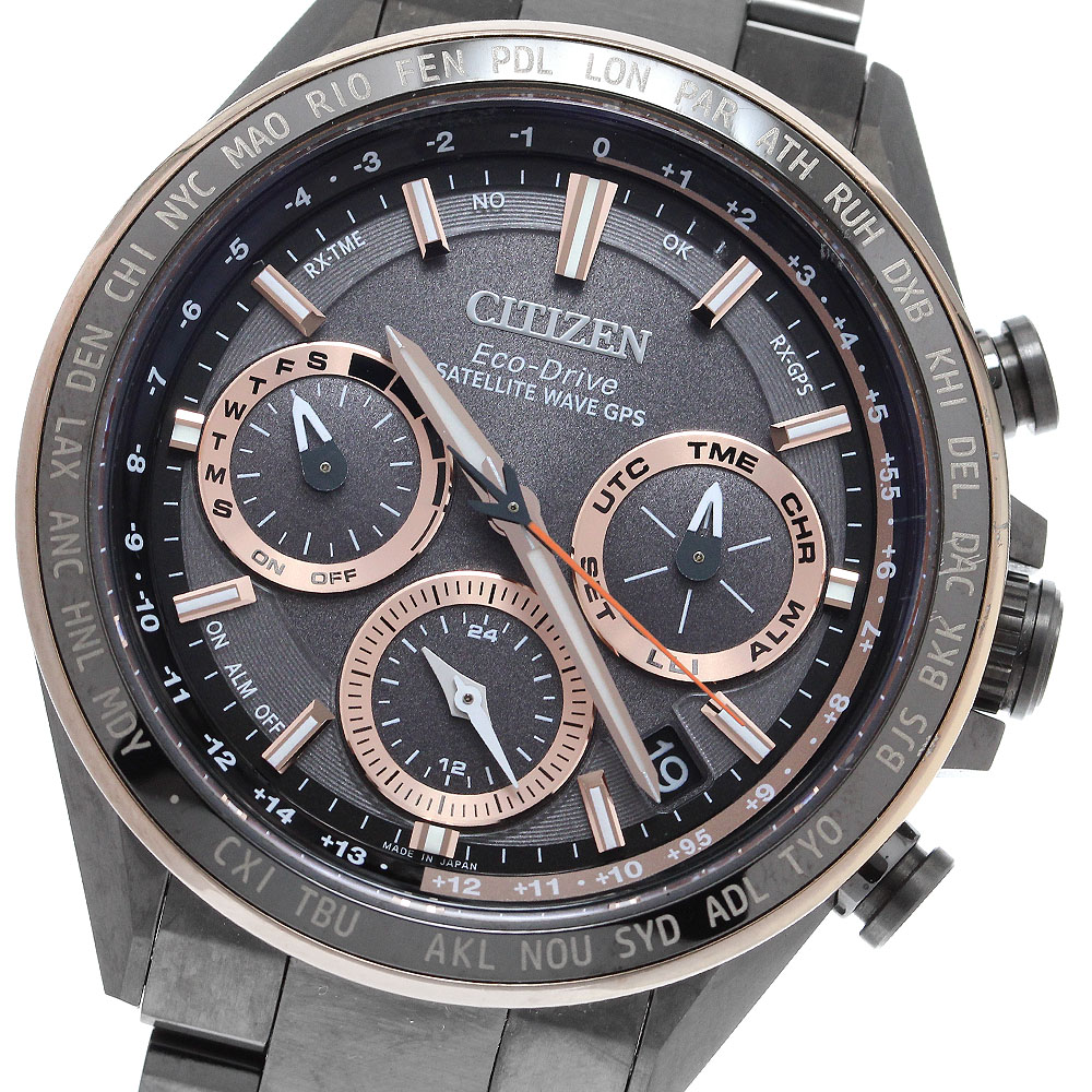 シチズン CITIZEN CC4016-67E/F950-T027318 アテッサ ACT Line エコドライブ ソーラー電波 メンズ 良品 箱付き_910710【中古】