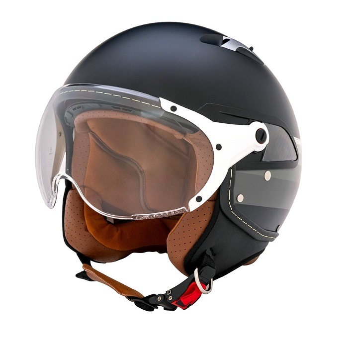 JillRide2 InnerShield Jet ジルライド2 インナーシールドジェット MATT BLACK/GRAY マットブラック シールド付きジェットヘルメット