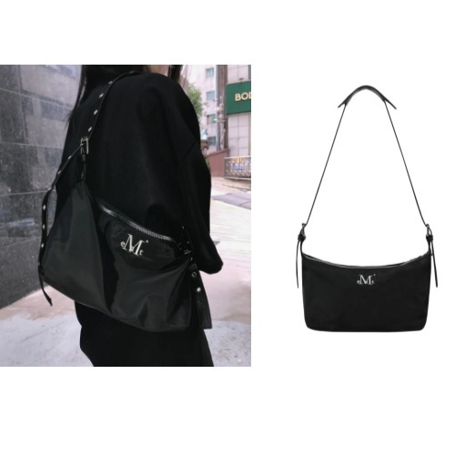 Motor Punching ショルダーバッグ [マルチ] BLACK