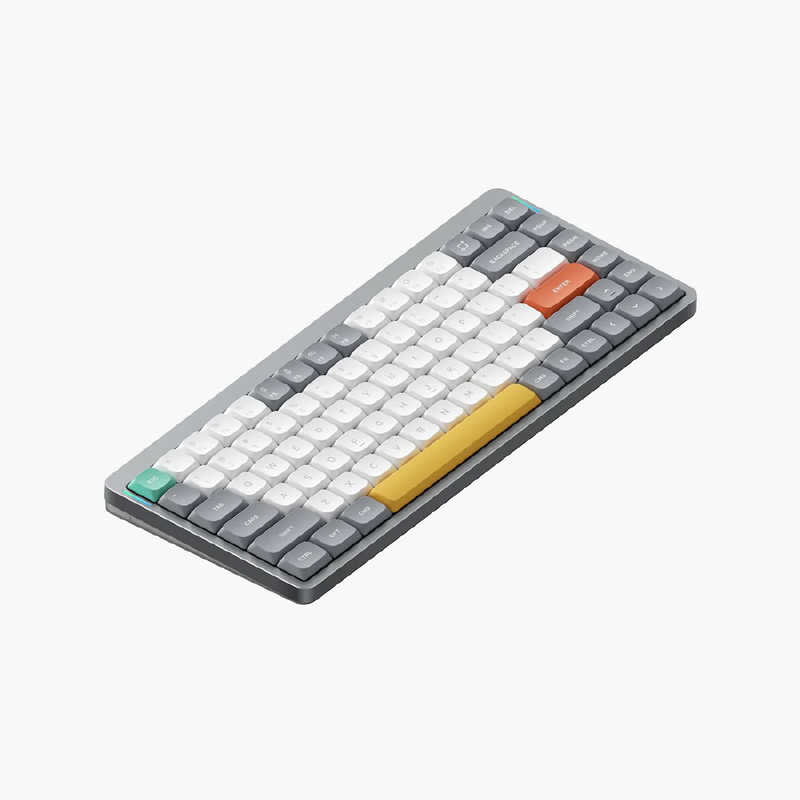 NUPHY　キーボード Air75 V2(Moss・英語配列) ［有線・ワイヤレス /Bluetooth・USB］ グレー　ga75v2m